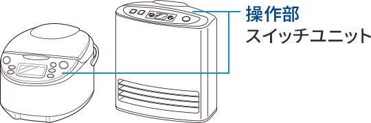 炊飯器/ファンヒーター