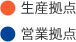 生産拠点 / 営業拠点